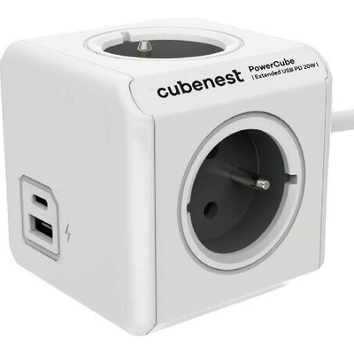 Cubenest PowerCube Original USB A+C PD 20 W šedá – Zbozi.Blesk.cz