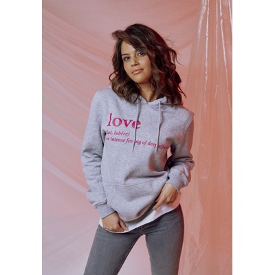 Mister Tee Дамски суичър Mister Tee Love Definition в сив цвятUB-MT738-00138 - Сив, размер M