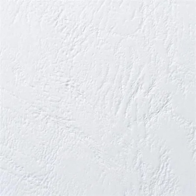 GBC Заден капак A4, 250 г, модел кожа, GBC "LeatherGrain", бял CE040070 (CE040070)