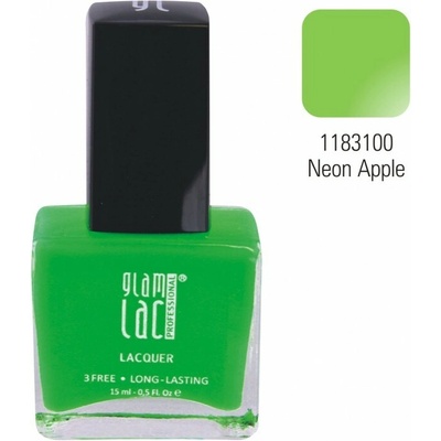 GlamLac Lak na nehty 1183100 Neon Apple 15 ml