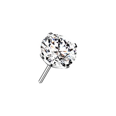 Šperky4U kamínek k PUSH IN piercingu titan TIT1148C-020