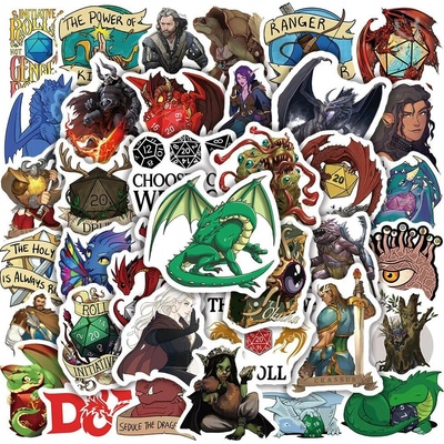 Nálepky Dungeons & Dragons