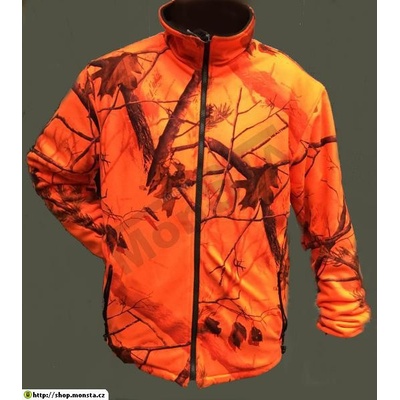 Oboustranná fleece bunda WILLOW reflexní REAL TREE vzor
