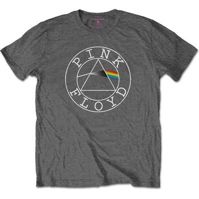 Pink Floyd Circle Logo šedá