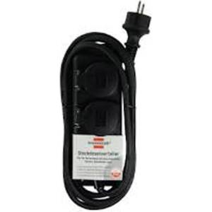 brennenstuhl Разклонител 2x 2P+E Power IP44 със защитни капаци и кабел 2m Черен - Brennenstuhl Power IP44 BS1159930 (BS1159930)