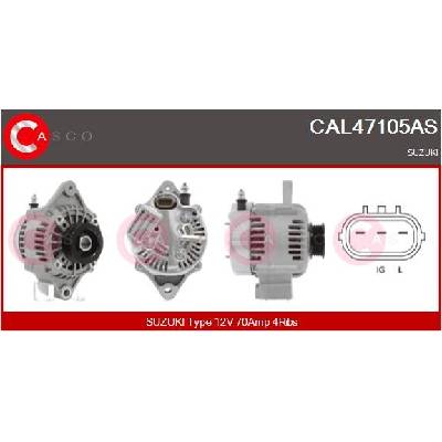 CASCO Alternátor CAL47105AS