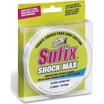 Sufix Shock Max číry 5×15m 0,26-0,57mm