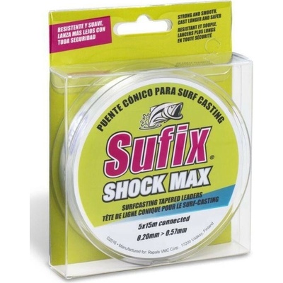 Sufix Shock Max číry 5×15m 0,26-0,57mm