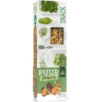Witte Molen Puur pauze sticks eucalyptus & thyme - Премиум допълнителна храна за гризачи, крекери с евкалипт и мащерка 180 гр