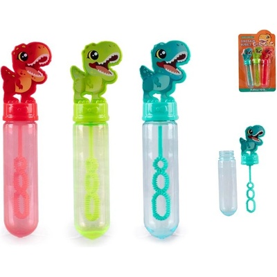 Bublifuk 15 cm s tyranosaurem 3 ks