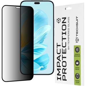 Techsuit Протектор за Honor 200 Lite - 111D Privacy Full Glue - черен