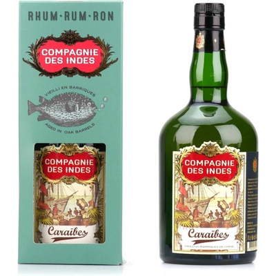 Compagnie des Indes Caraibes 40% 0,7 l (holá láhev)