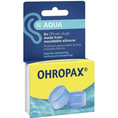 OHROPAX Silicon Aqua Earplugs 6 kusů