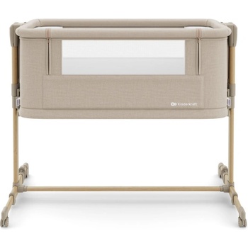 KinderKraft Бебешка кошара KinderKraft - Nestee Grow 2, Beige (NEW024930)