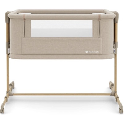 KinderKraft Бебешка кошара KinderKraft - Nestee Grow 2, Beige (NEW024930)