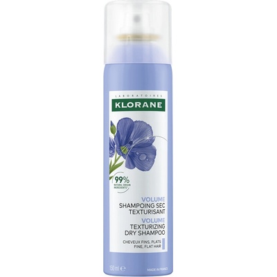 Klorane Suchý šampon s BIO lnem pro objem 150 ml