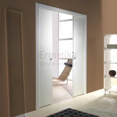 Ermetika EVOLUTION pro posuvné dveře dvoukřídlé do zdi 2450/2100/125