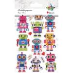 TITANUM Stickers convex robots mix 14pcs