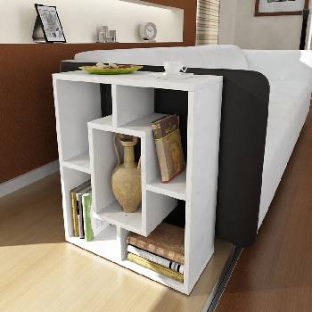 Asir Странична масичка OVIS 64x51 cм бяла (AS1100)