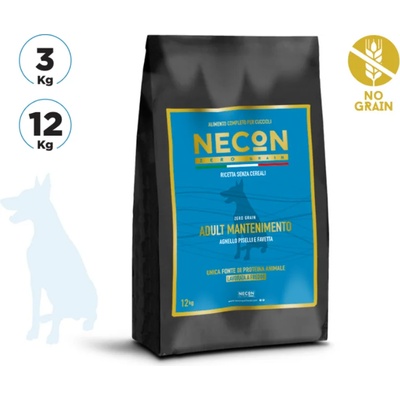 NECON Монопротеинова студено пресована храна за кучета с агнешко