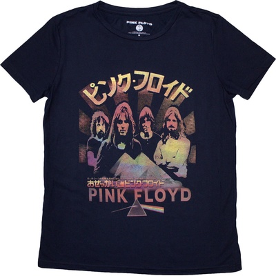 Pink Floyd Japan Poster Navy Blue S Дамски Риза (<![CDATA[PFTEE197LN01]]>)