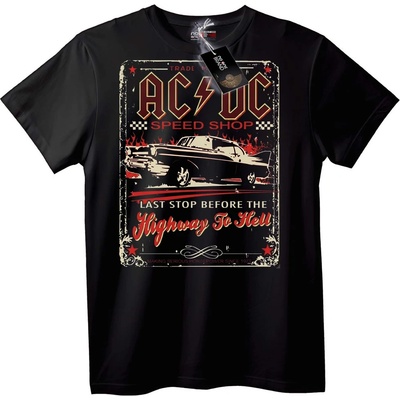 NOONEBRAND AC/DC Highway to Hell Тениска - 5XL, Black