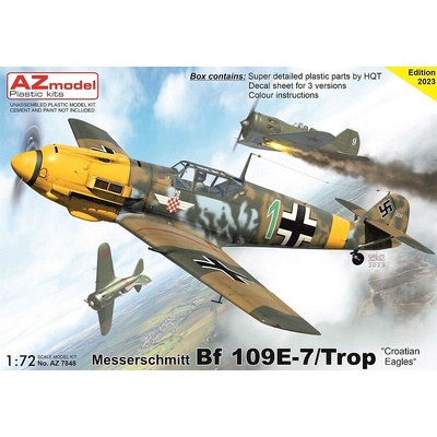 AZ Model AZ7848 + Bf 109E-7/Trop Croatian Eagles 1:72