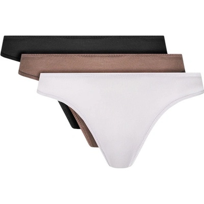 Calvin Klein 3PACK dámske tangá viacfarebná (QD5220E-NP2)