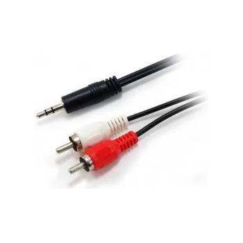 Equip Cable - 14709207 (Аудиокабел, 3, 5 mm жак - 2xRCA, apa/apa, 2, 5 m) (14709207)