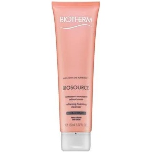 Biotherm Biosource Softening Foaming Cleanser подхранващ почистващ гел за суха кожа 150 ml