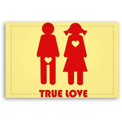 Fotoobraz 60x40 cm malý True Love