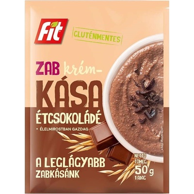 Fit Bezlepková Krémová ovsená kaša čokoládová 50 g