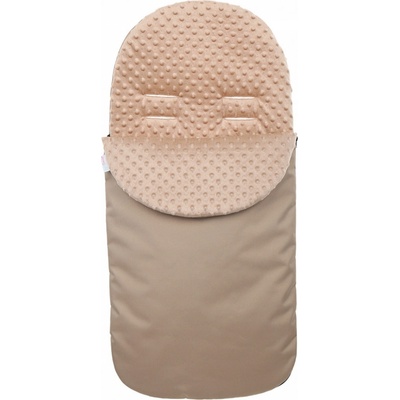 BabyMAM Prechodný na jar/jeseň Minky 2v1 béžový