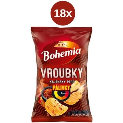 Bohemia vroubky pálivky kajenský pepř 18x 120 g
