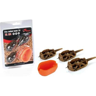 Set krmítek Filfishing Filex Method Feeder 20,30,40 g + Formička