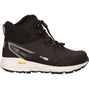 Trollkids Детски туристически обувки Trollkids Kid's Skarvan Hiker Mid XT Walking boots - Black / Anthracite - размер 33 (EU) (702-4131-0916)