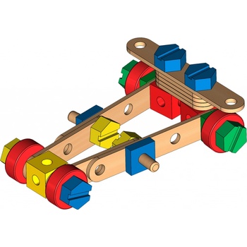 Melissa & Doug Dřevěná konstrukční sada