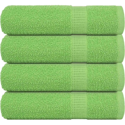 vidaXL Кърпи за душ FROGN 4 бр. Ябълково зелени 70x140 см 360 г/м2 (137026)