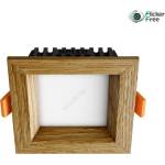 APLED - LED Лампа SQUARE WOODLINE LED/3W/230V 4000K 9x9 см дъб масивнo дървo (AP0195)