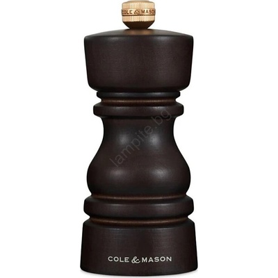 Cole&Mason Cole& Mason - Мелничка за сол LONDON 13 см бук/кафяв (GG554)