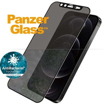 Panzer Стъклен протектор PanzerGlass - Privacy AntiBact CamSlide, iPhone 12/Pro (5711724127144)