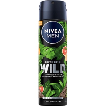 Nivea Men Extreme Wild Cedarwood & Fresh Grapefruit deospray 150 ml