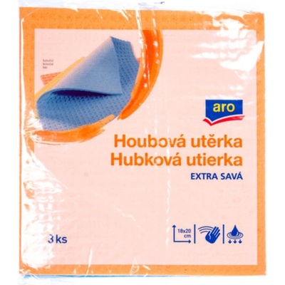 Aro Hubková utierka extra savá 1 ks