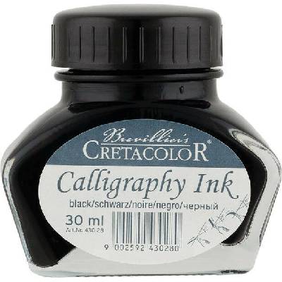 Cretacolor kaligrafický atrament čierny 30 ml