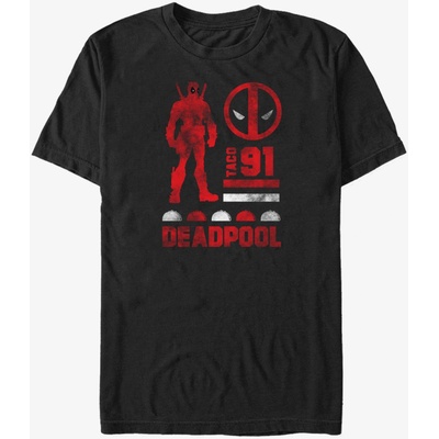 ZOOT. Fan Черна унисекс тениска Marvel Deadpool Sil ZOOT. Fan | Cheren | МЪЖЕ | L