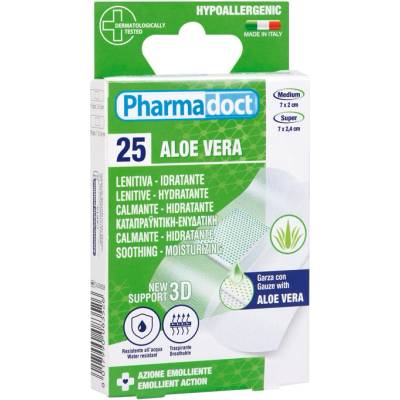 Pharmadoct Náplasti Aloe Vera 25 ks