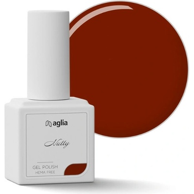 Aglia NUTTY barevný gel lak na nehty HEMA FREE - 8 ml