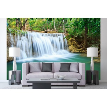 DIMEX ART s. r. o Самозалепваща се флизелинова фототапета водопад в азия 375 x 250 см