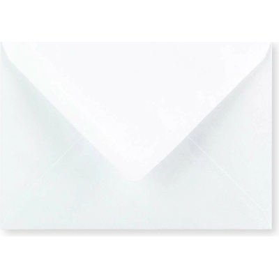 Bílá obálka - Diamantová klopa 114x162 mm (C6) 90gr