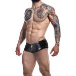 Cut4Men Booty Shorts Black Leatherette S